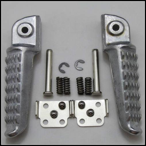 Aluminum rear footrest foot pegs kawasaki ninja zx6r 2003 2004 2005 2006 2007