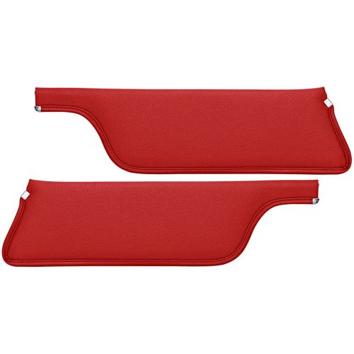 Mustang sun visor red pair coupe/fastback 67-68 | cj pony part