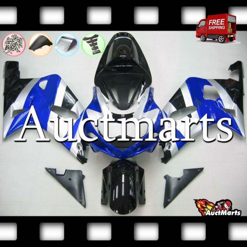 For suzuki gsx-r750 2000-2003 00 01 02 03 fairing abs blue black silver 2b26 vc