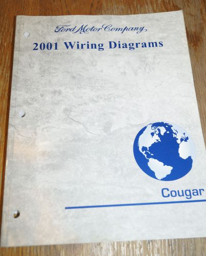 2001 mercury cougar factory wiring deagrams service manual evtm book