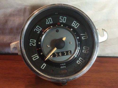 Vintage original 1960&#039;s german vdo volkswagen vw speedometer made in germany