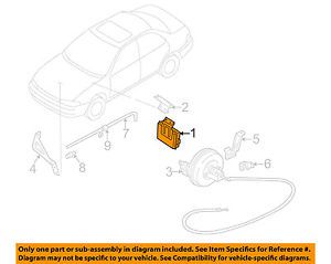 Subaru oem 00-03 impreza-cruise control module 87022fa130