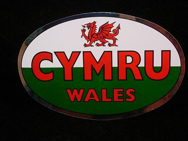 Cymru wales united kingdom uk sticker decal bumper/window car country flag code 