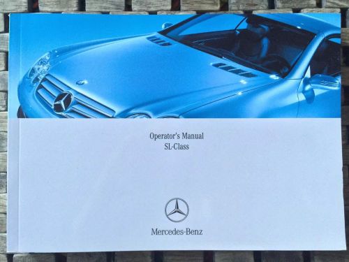 2007 mercedes sl550 sl55 sl600 sl65 sl owners manual (3rd edt newest update) new