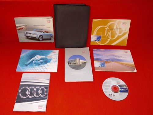 2004 audi s4 cabriolet owners manual oem fast n free priority ship convertible!!