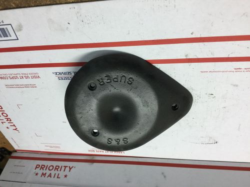 S&amp;s air cleaner teardrop filter cover harley super e g black custom