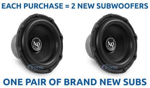 2) audiopipe txx-bd1-12 1200w 12&#034; dual 4 ohm car subwoofer car audio subs