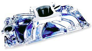 53036 bb chevy hurricane  aluminum intake manifold oval port 3000/7500 polished