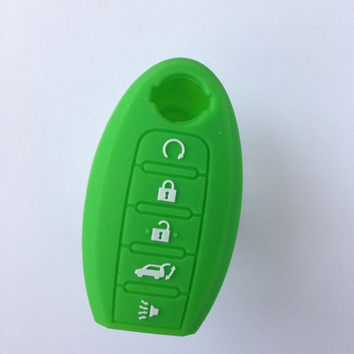 Green for nissan pathfinder kr55wk48903 5bts fob skin key cover protector gift