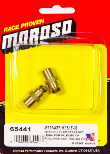 Moroso holley jet extensions p/n 65441