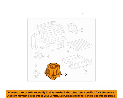 Toyota oem 02-06 camry-blower motor 8710306031