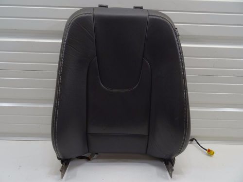 2010 - 2012 ford fusion sel 3.0l v6 front left side upper cushion seat black oem