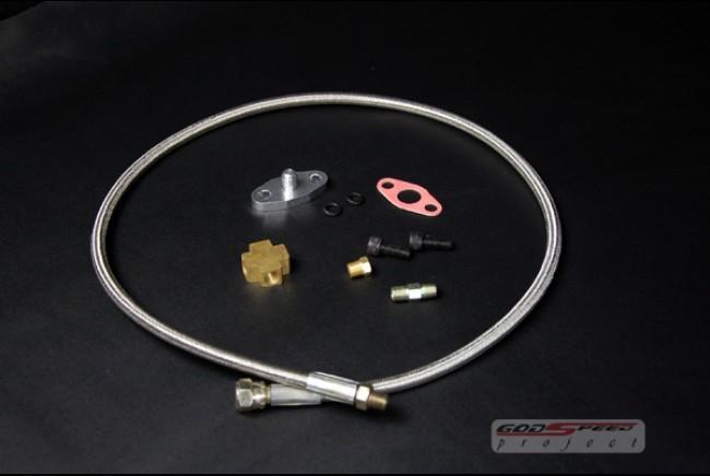 Godspeed t3t4 t3/t4 t3 t4 t04e t70 t60 t61 turbo oil feed line inlet kit 4an 36i