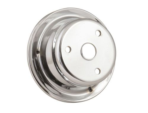 Mr. gasket 4976 chrome plated steel crankshaft pulley