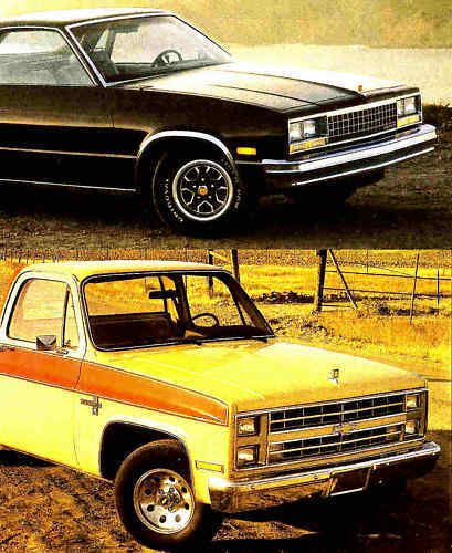 1985 chevy brochure-pickup-blazer-suburban-el camino