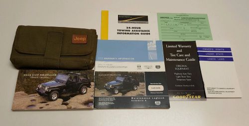 2005 jeep wrangler user owners manual x rubicon unlimited lwb v6 4l 4x4 2wd set