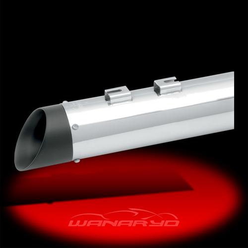 Platinum series revolver slip-on mufflers,c/b for harley touring 1995-2013