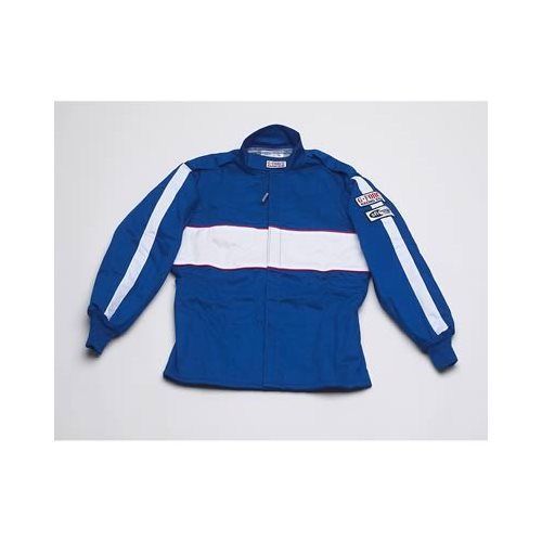 G-force driving jacket triple layer fire-retardant cotton youth small blue