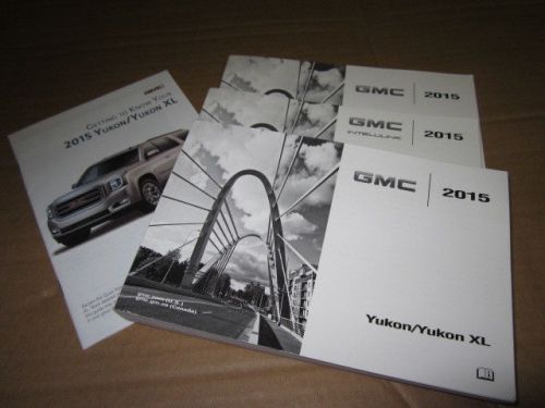 2015 gmc yukon / yukon xl owners manual with navigation  (oem)    - j2710