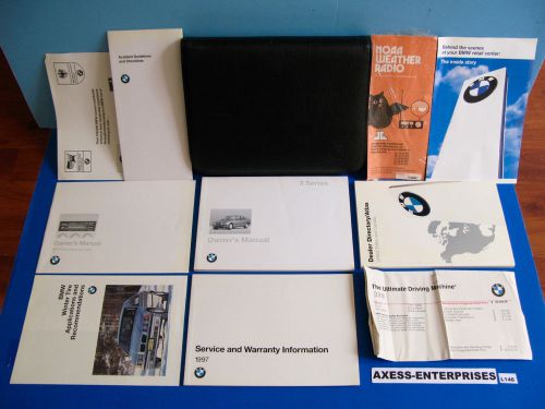 1997 bmw 3-series e36 318i 318is 328i 328is owners manuals drivers book set l146