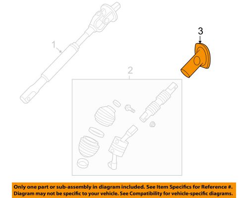 Gm oem steering column-seal 25815601