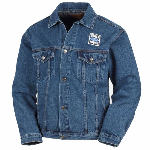 New bft built ford tough size l or xl stonewashed denim jacket!