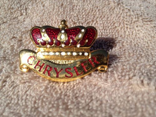 Chrysler imperial crown badge emblem beautiful vintage trim ornament