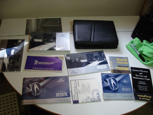 2007 acura rdx original owners manual oem service guide portfolio kit + case 07