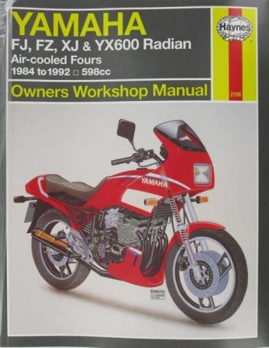 Haynes repair manual fz600/yx600 radian yamaha yx600 86-90 fz600 86-88