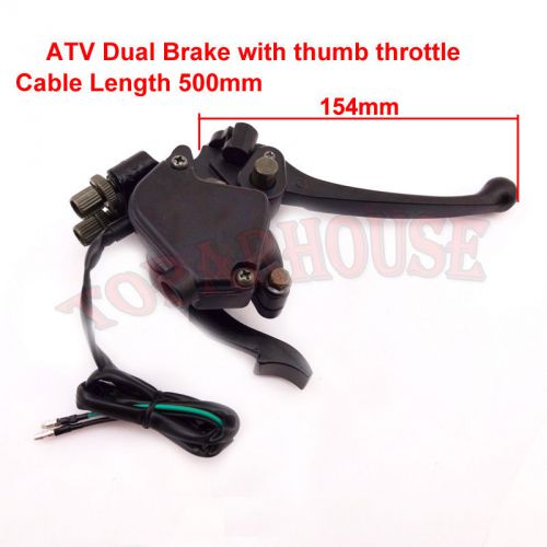 Thumb throttle brake lever fit polaris predator sportsman scrambler 50  90cc