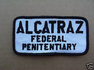 Alcatraz penitentiary jail patch 3 7/8&#034;x 2&#034;