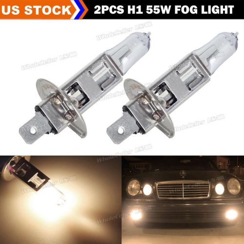 Pack2 4500k white h1 fog driving light 55w halogen bulb headlight for volvo