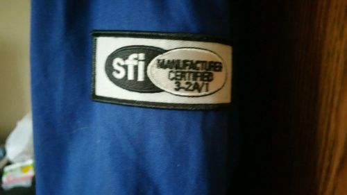 Ultra shield sfi-1 single layer racing jacket blue xxl