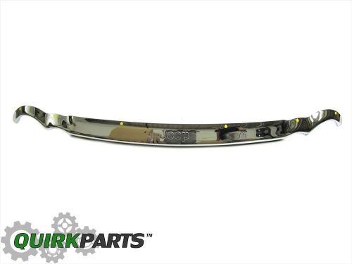 05-10 jeep grand cherokee front chrome air deflector oem new mopar