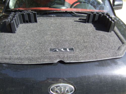 Oem 2010 2011 2012 2013 kia soul cargo liner trunk mat protector with blocks