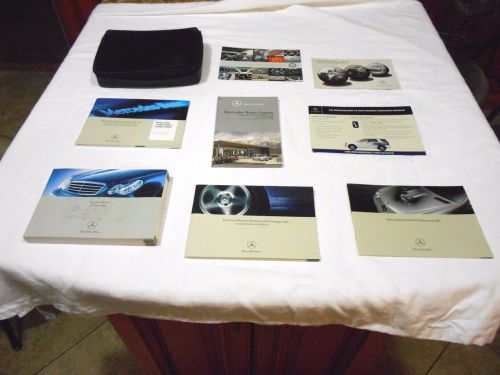 2006 mercedes-benz c-class sedan owner manual 8/pc.set &amp;  black mercedes case