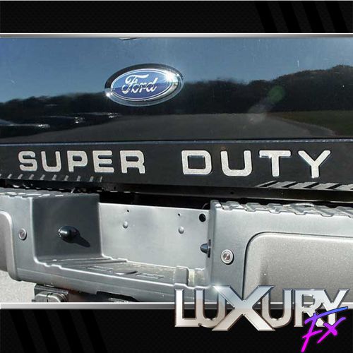 9pc. luxury fx stainless super duty tailgate letters for 08-16 ford f-250/350 sd