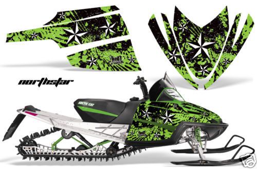 Amr sled sticker decal wrap kit m8 m7 arctic cat m series crossfire graphics str