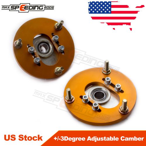 Camber plate for bmw e46 3 series 98-05 front coilover top upper mount msr