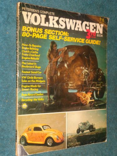 1950&#039;s-1973 complete book of volkswagen manual bug ghia &amp; more petersons 3rd edt