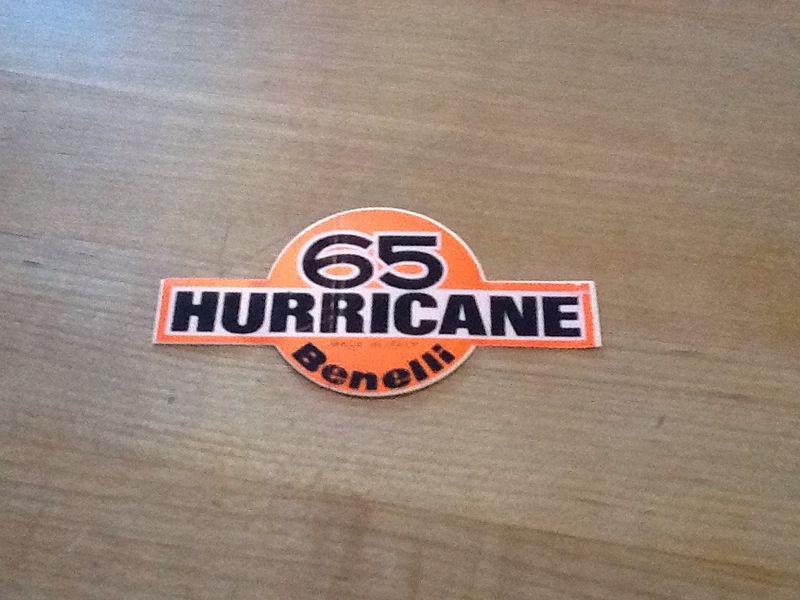 Benelli hurricane mini bike decal