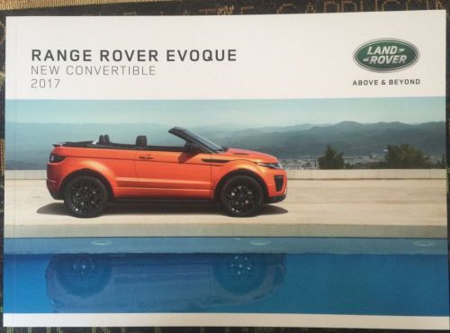 2017 range rover evoque convertible