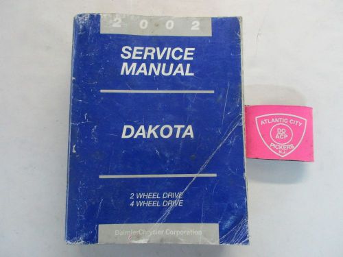 2002 dodge dakota service shop repair manual