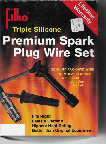 Filko 8063 airtex 2x1640 triple silicone premium spark plug wire set new in box