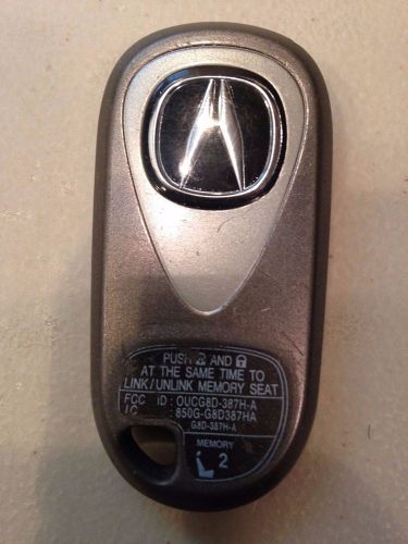 Oem 2006 acura tsx keyless remote