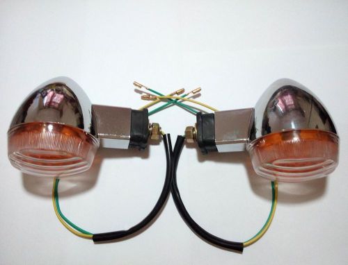 2 motorcycle turn signals indicators 12v