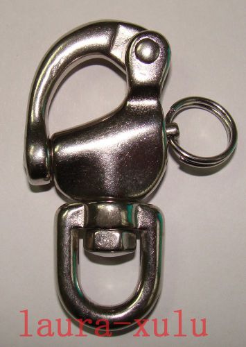 3.45&#034;  316#stainless steel swivel snap shackle marine boat sailing yacht ss029