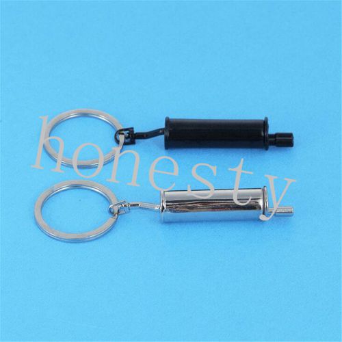 New  car auto part model keychain exhaust pipe key buckle ring zinc alloy