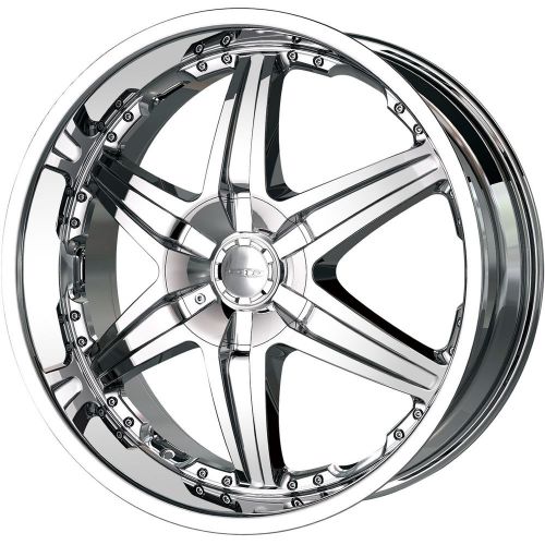 New 20 (20x8.5) dip wicked 6x135/6x139.7 +30mm chrome wheels rims