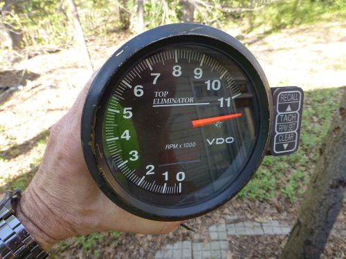 Yazaki top eliminator vdo tachometer 11,000 rpm 5&#034; racing yacht boat performance